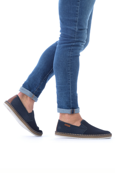 Світло-сині чоловічі сліпони Rieker