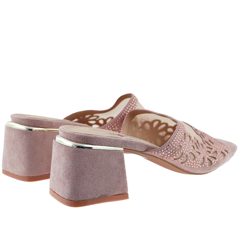 Klapki damskie siateczka beżowe S. Barski