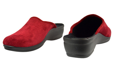 Obuwie domowe damskie INBLU BJ000119 bordowe