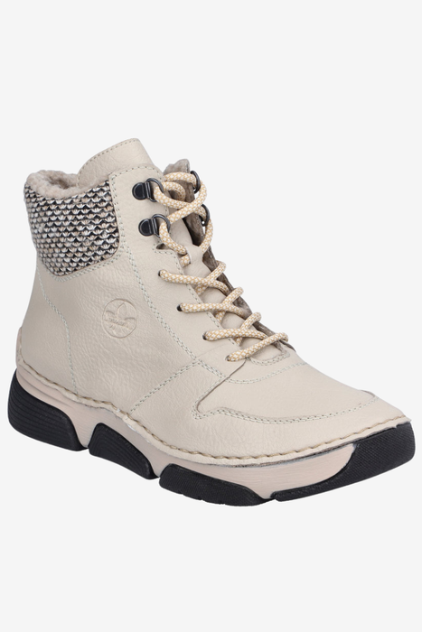 Ботильйони RIEKER Z9583-00, чорні, з оборками