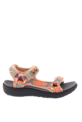 Sandały damskie multicolor sportowe na rzep