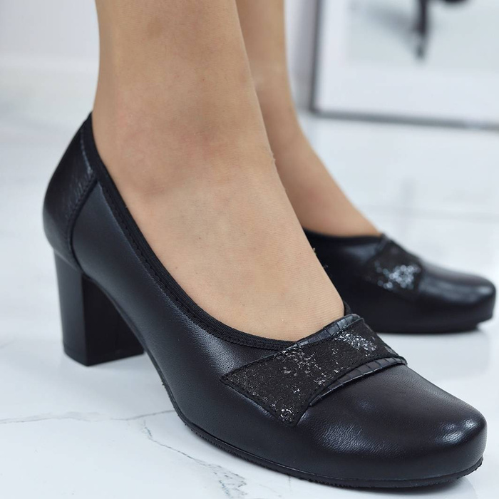 Жіночі шкіряні туфлі Galant на високих підборах