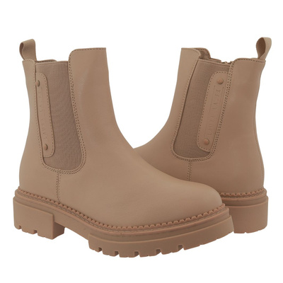 Botki damskie taupe La.fi