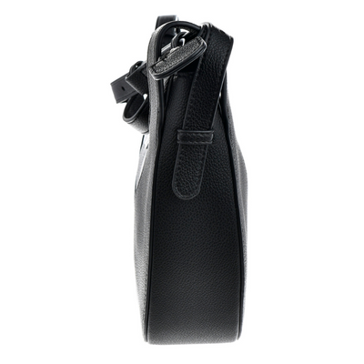 Жіноча чорна сумка-почтальон з ремінцем Big Star