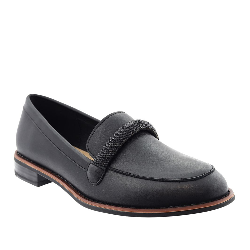 Czarne matowe mokasyny Sergio Leone