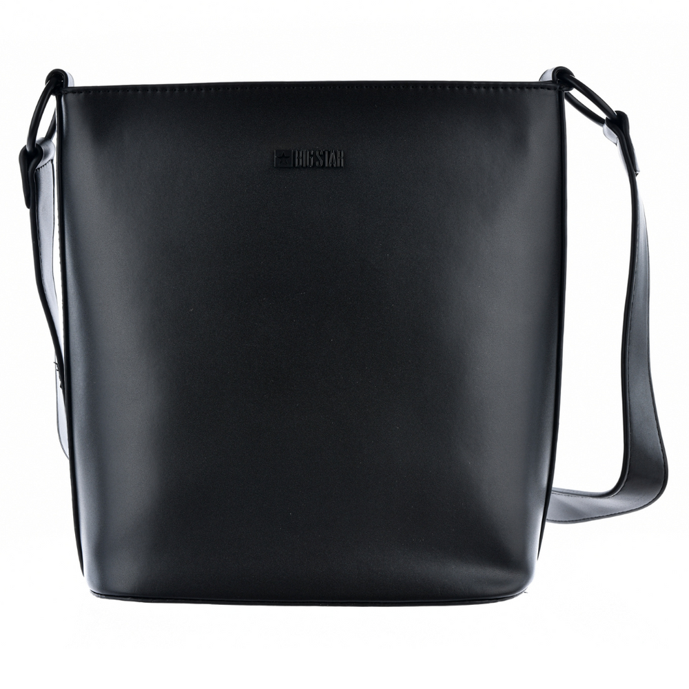 Czarna listonoszka z kosmetyczką na długim pasku Big Star