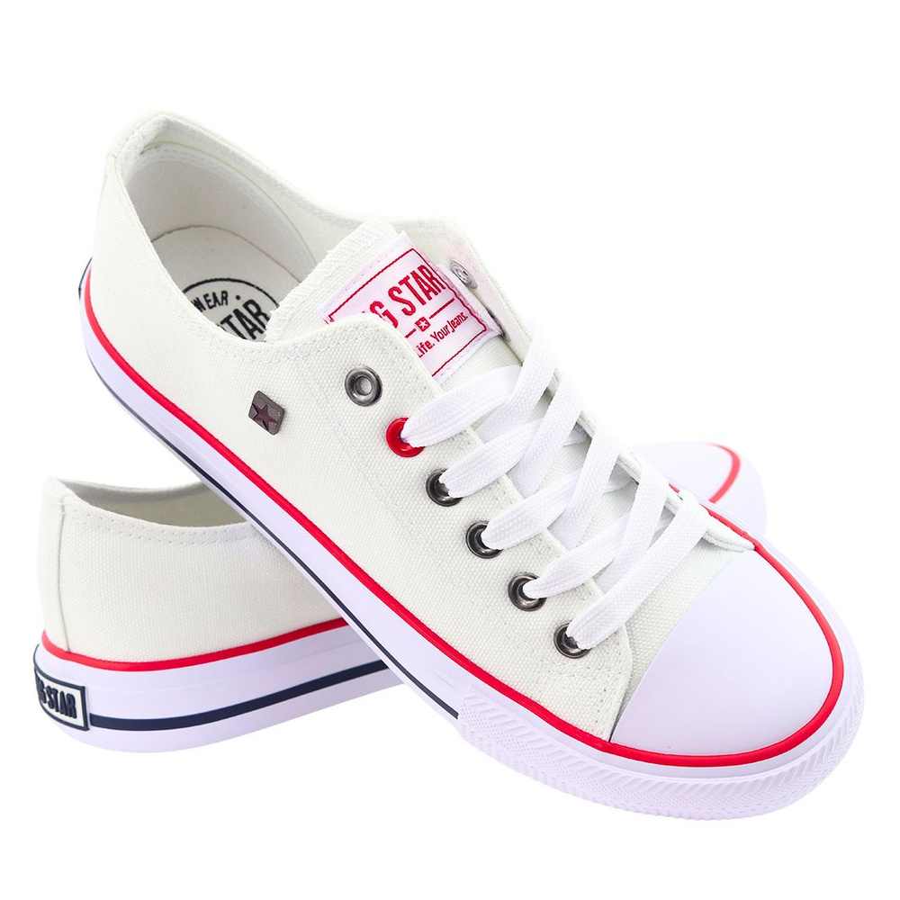 Trampki damskie białe Big Star T274022