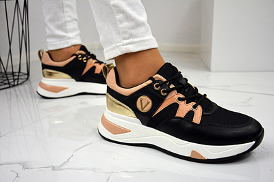 Sneakersy Vinceza 22-10727 czarne