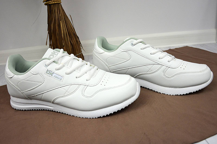 Półbuty sportowe męskie Dk 15534-3 Classic białe