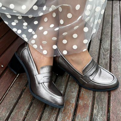 Платинові туфлі на колодці M. Daszyński