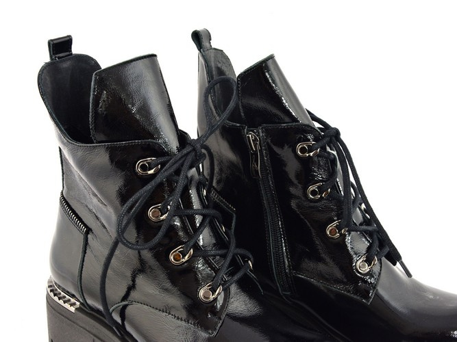 Trapery LEMAR 60349 czarne lakierowane