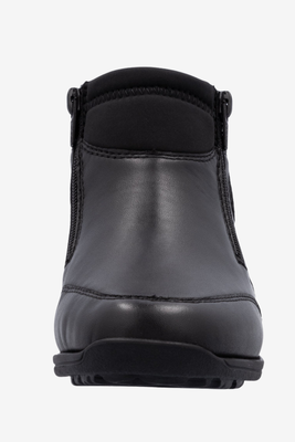 Ботильйони RIEKER Z9583-00, чорні, з оборками