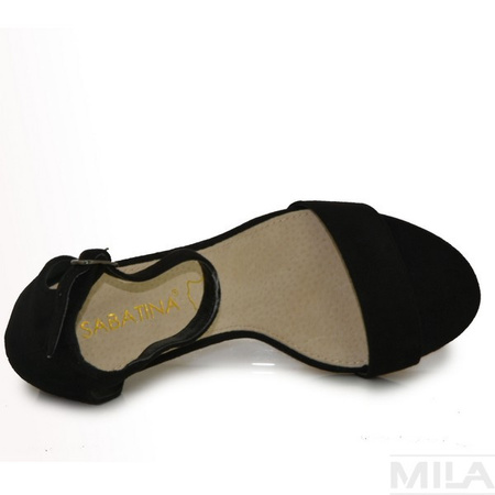 SANDAŁY SABATINA DM19-45 CZARNE