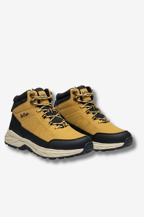 Trapery męskie zimowe na platformie camel