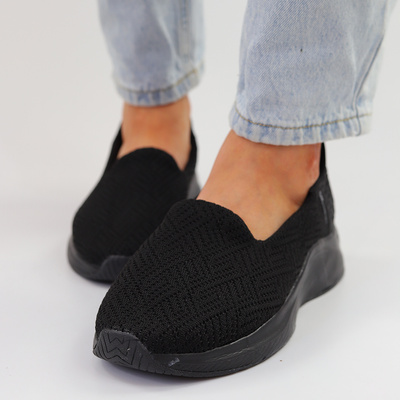 Buty damskie sportowe czarne DK