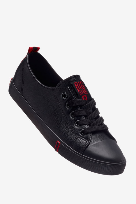 Stylowe biało czerwone trampki damskie