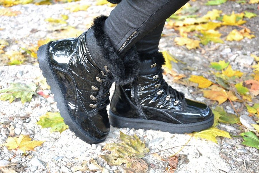 Śniegowce POTOCKI 21-16003 BK czarne