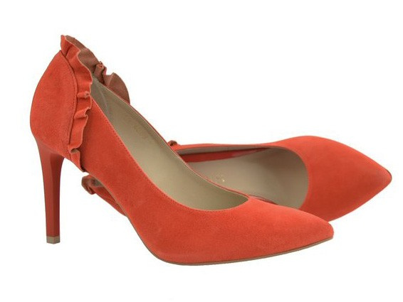 Szpilki ANIS z falbanką 4689