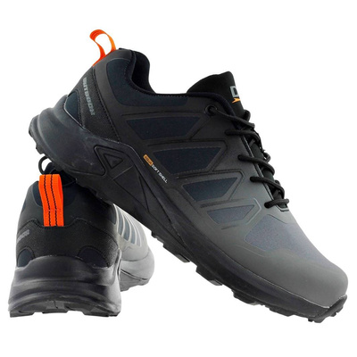 Buty męskie trekkingowe sznurowane szare DK