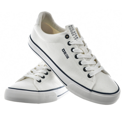 Чоловічі білі тканинні кросівки Big Star