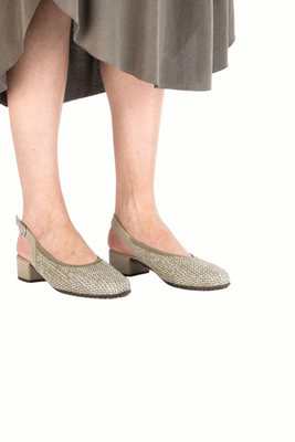 Човники жіночі з відкритою п'ятою на колодці Rieker