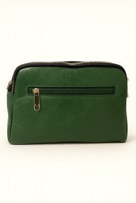 Жіноча чорна сумочка з подвійною ручкою і ремінцем Big Star