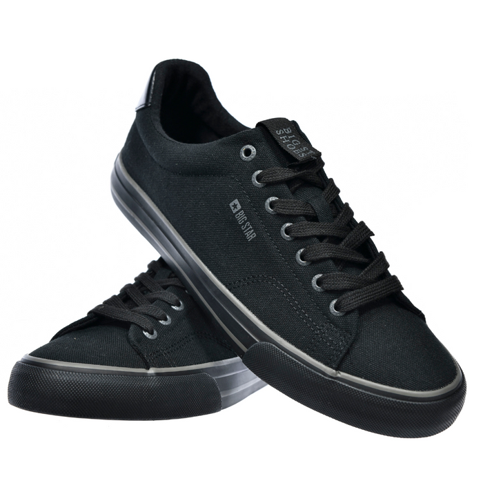 Чорні чоловічі кросівки Big Star на шнурівці