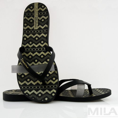 Чорно-золоті шльопанці IPANEMA 82289-24497