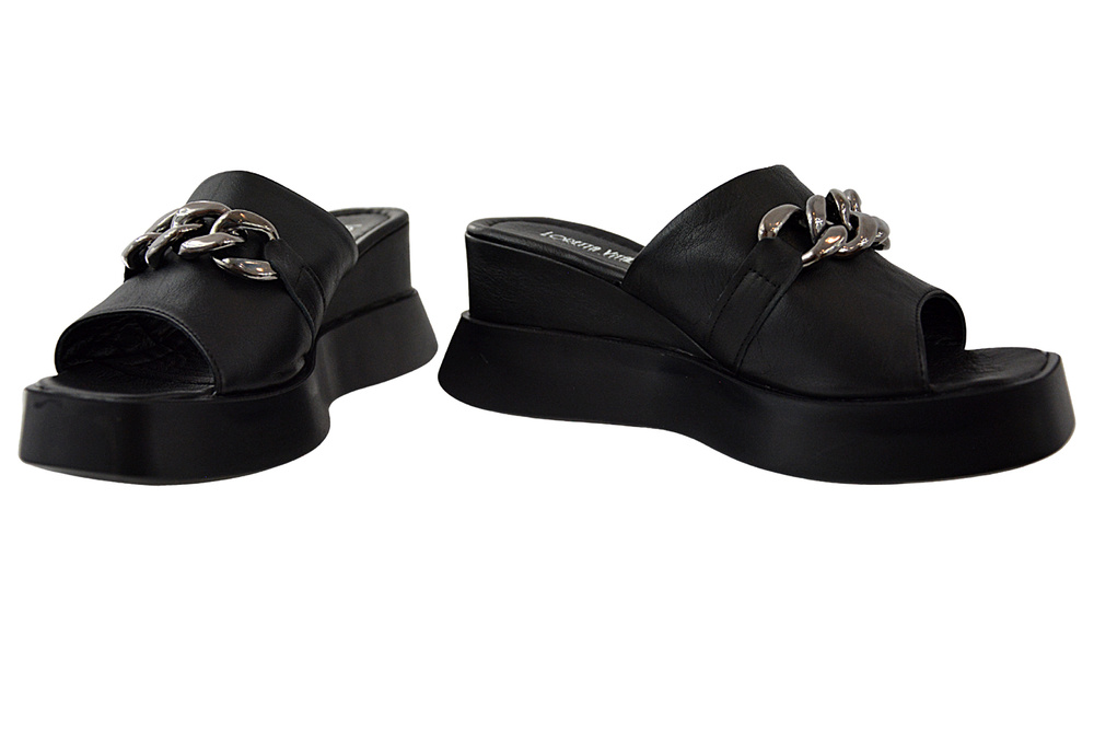 Klapki Loretta Vitale 1008-40 czarne