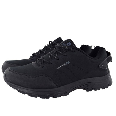 Męskie buty trekkingowe czarne McBraun