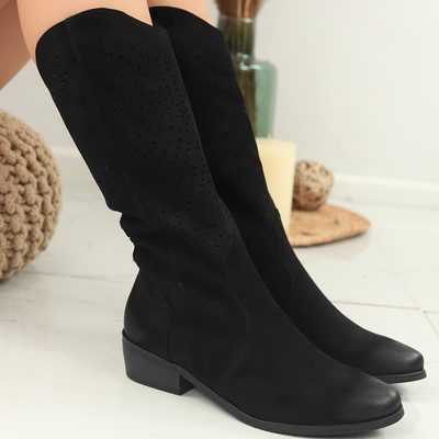 Чорні жіночі ботильйони Potocki