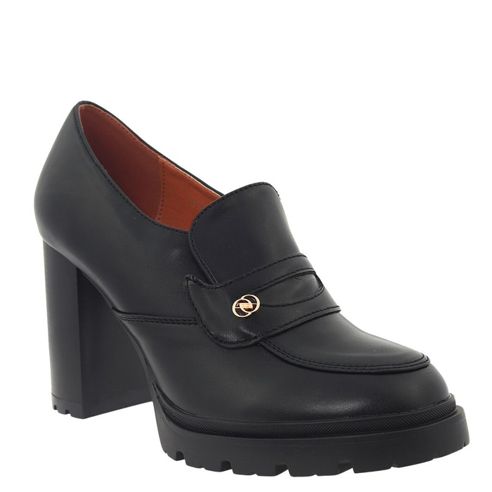 Чорні туфлі Evento на високих підборах