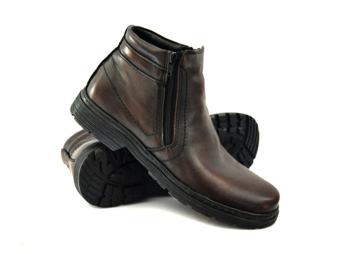 Botki męskie MARIUSZ 565 brązowe