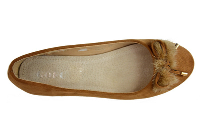 БАЛЕТКИ ЗІ ШТУЧНИМ ХУТРОМ GOFC