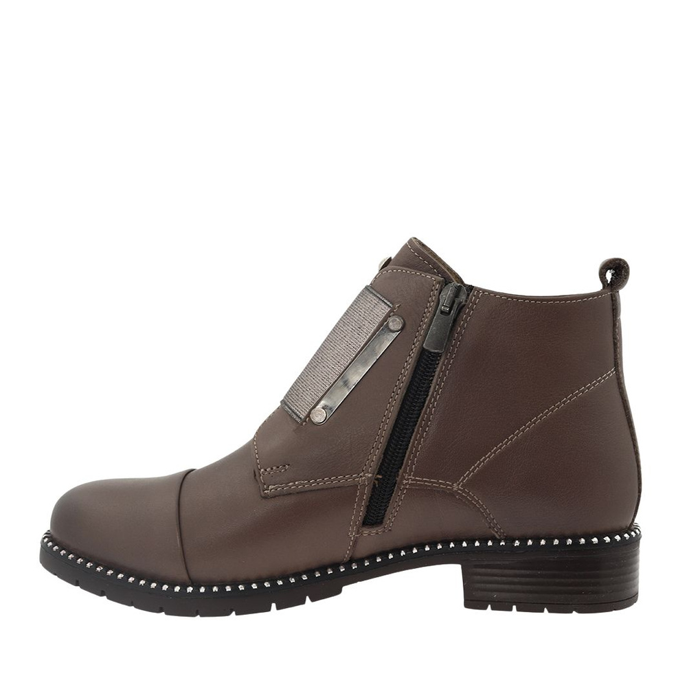 Шкіряні ботильйони Loretta Vitale капучино