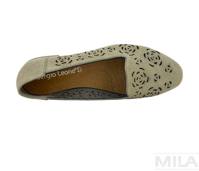 Baleriny SERGIO LEONE BL627 szare