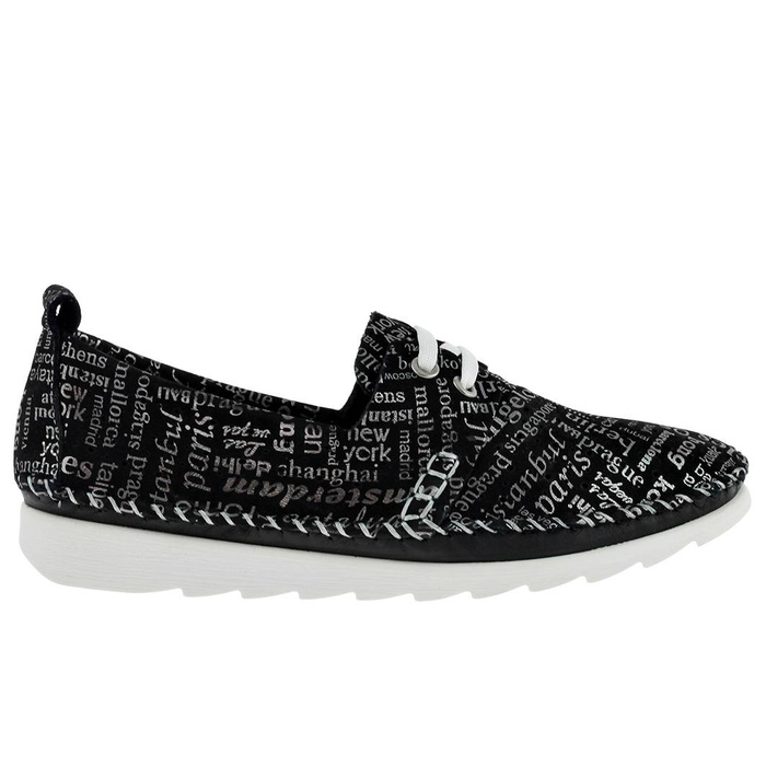 Чорні шкіряні жіночі туфлі Artiker