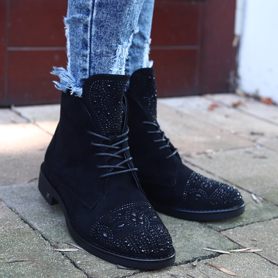 Чорні ботильйони з цирконами від Potocki