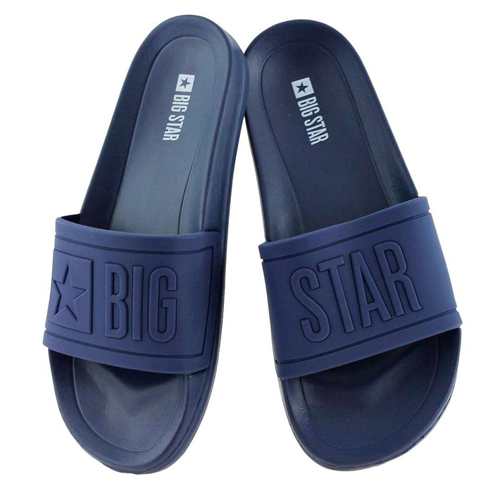 Темно-сині жіночі спортивні шльопанці Big Star
