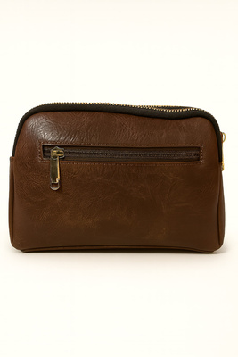 Жіноча чорна сумочка з подвійною ручкою і ремінцем Big Star