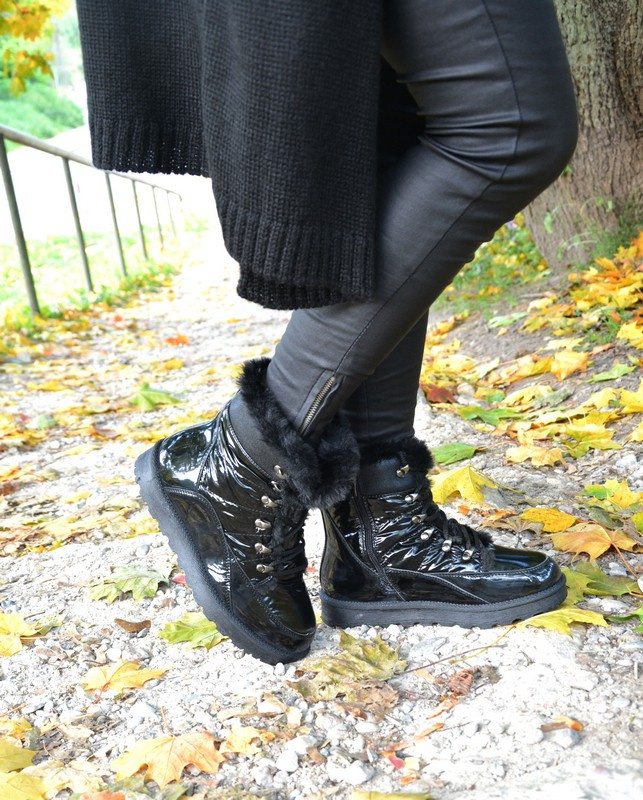 Śniegowce POTOCKI 21-16003 BK czarne