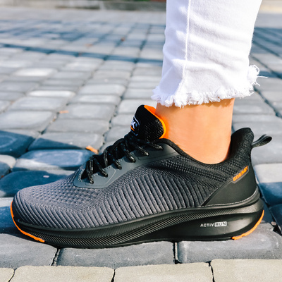 Półbuty sportowe DK VB16901 Zero szaro - czarne