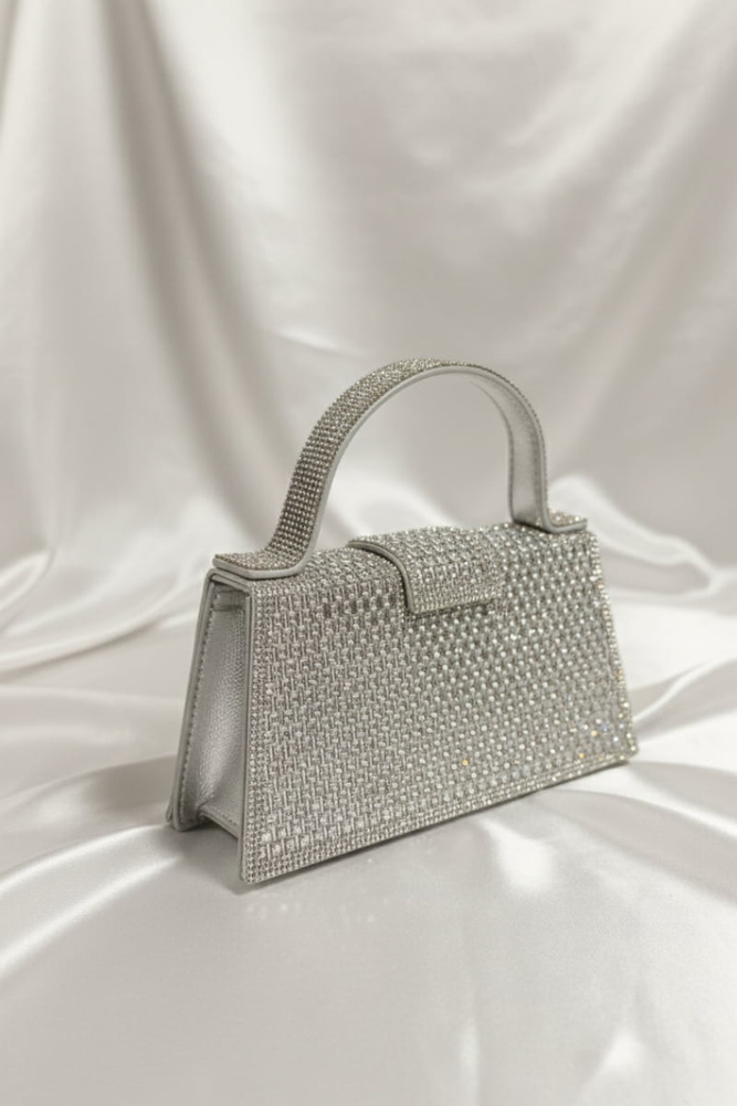 Жіноча чорна сумочка з подвійною ручкою і ремінцем Big Star