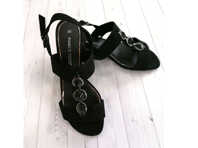 Sandały Marco Tozzi 2-28200-24 001 czarne