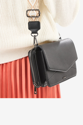 Велика бежева шкіряна сумка Ryłko