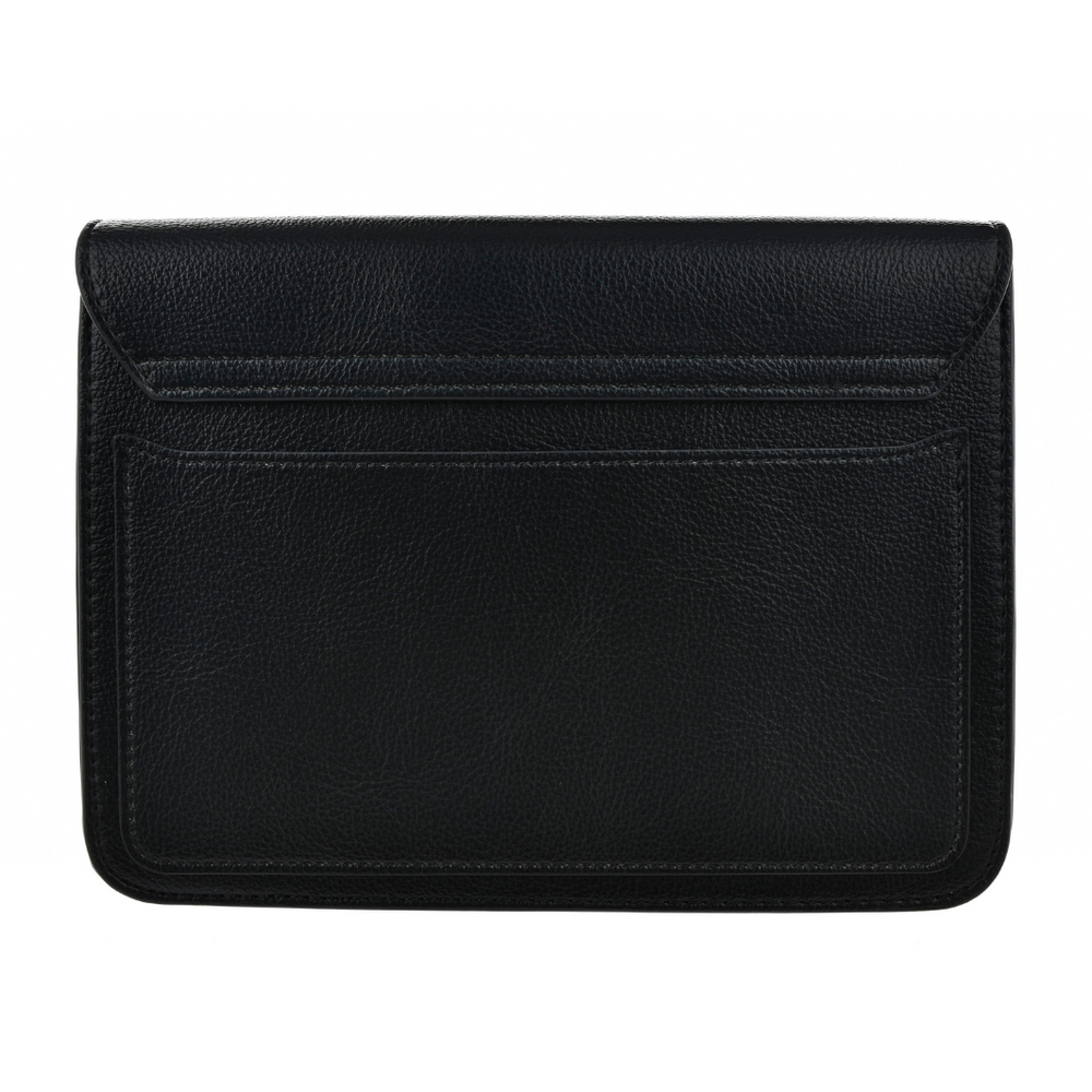 Маленька чорна сумка-месенджер із клапаном у формі великої зірки