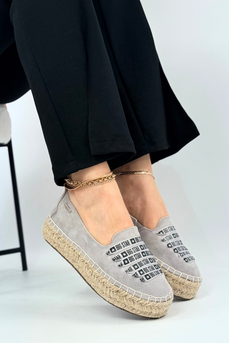 Жіночі чорні замшеві шльопанці на платформі Big Star