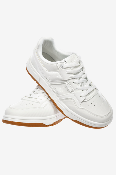 Sneakersy męskie Big Star białe skóra ekologiczna