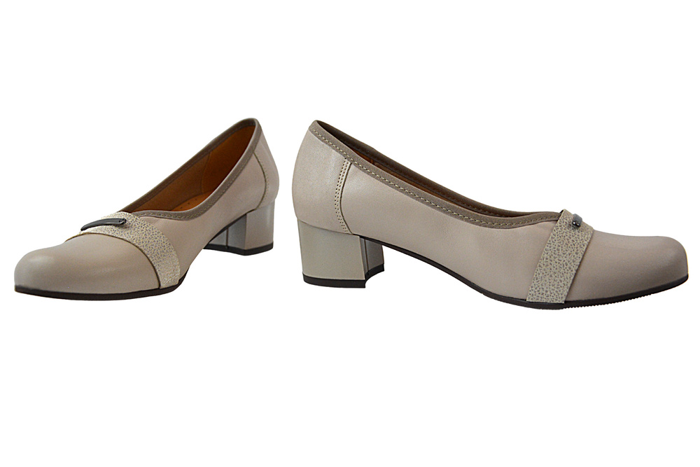 Czółenka Galant 462 beżowe