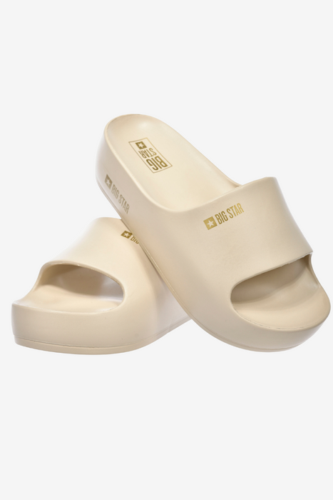 Жіночі чорні замшеві шльопанці на платформі Big Star